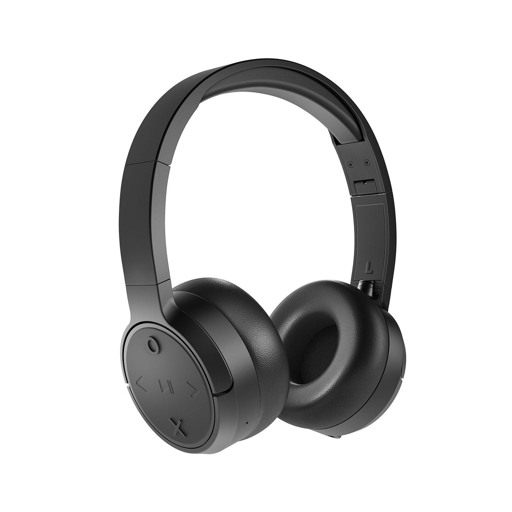 Jam Audio Already There On-Ear Wireless Headphones Black Front View