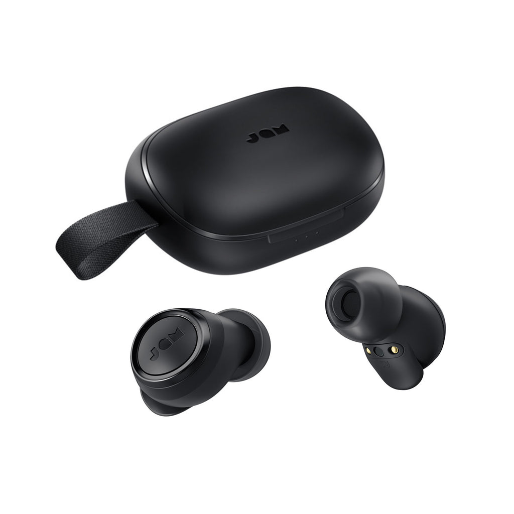 Jam Audio Live Free Truly Wireless Earphones Black front view