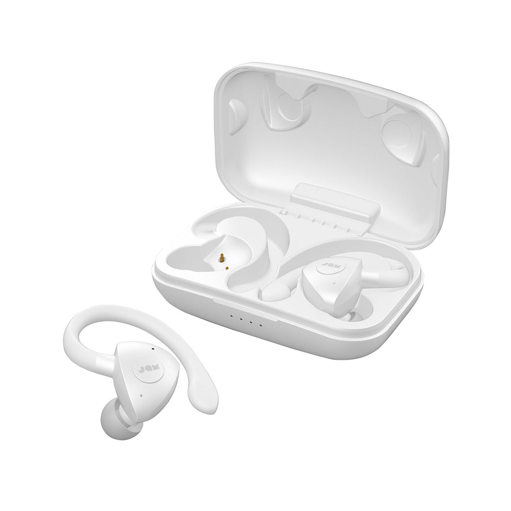 Jam Audio TWS Sport Truly Wireless Earbuds White with case
