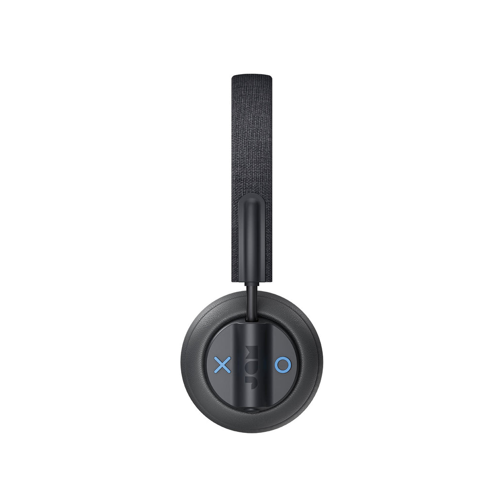 Jam Audio Out There On-Ear Wireless ANC Headphones Black side view
