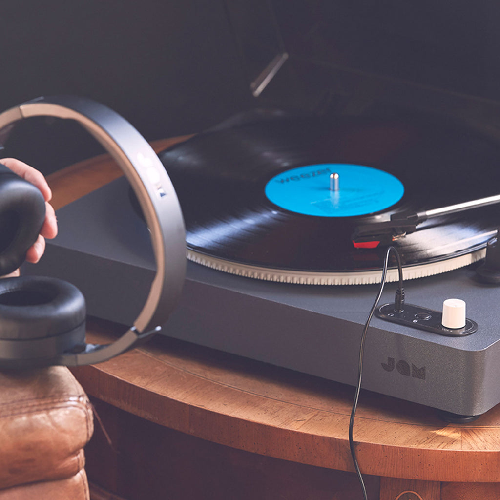 Jam Audio Spun Out Vinyl Turntable with headphones